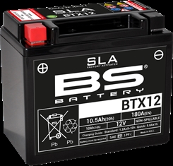 BS Battery MC Batteri AGM 12V 180A 10Ah - Høj Model